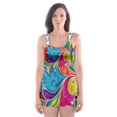 Im Fourth Dimension Colour 30 Skater Dress Swimsuit by imanmulyana