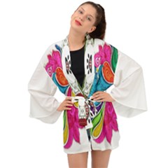 Im Fourth Dimension Colour 30 Long Sleeve Kimono by imanmulyana