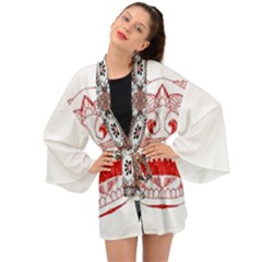 Im Fourth Dimension Colour 36 Long Sleeve Kimono by imanmulyana