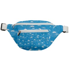 Pattern Blue Bubble Pattern Background Fanny Pack by Amaryn4rt