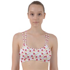 Illustration Abstract Line Pattern Dot Lines Decorative Line Them Up Sports Bra by Amaryn4rt