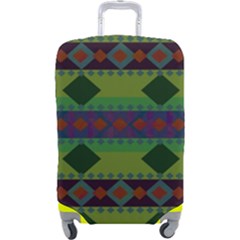 Background Pattern Texture Design Luggage Cover (large) by Wegoenart