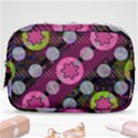 Background Circles Abstract Pattern Make Up Pouch (Small) View1