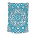 Mandala Blue Small Tapestry View1