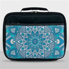 Mandala Blue Lunch Bag by zappwaits