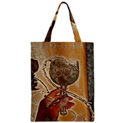 A Little Glass Of White Wine - Italian Drinks Zipper Classic Tote Bag by ConteMonfrey