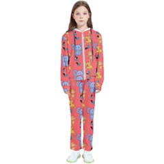 Illustration Elephant Cartoon Animal Monkey Kids  Tracksuit by danenraven