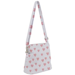 Small Cute Hearts Zipper Messenger Bag by ConteMonfrey