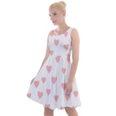 Small Cute Hearts Knee Length Skater Dress by ConteMonfrey