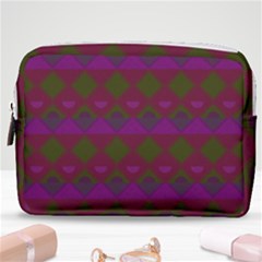 Illustration Argyle Pattern Argyle Background Make Up Pouch (medium) by danenraven