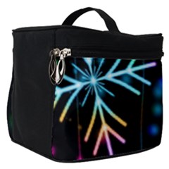 Snowflakes Lights Make Up Travel Bag (small) by artworkshop