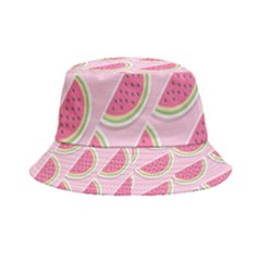 Pink Melon Wayermelon Pattern Food Fruit Melon Inside Out Bucket Hat by Ravend