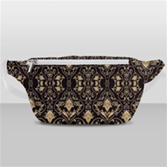 Vintage Batik Art Architecture Pattern Waist Bag  by Ravend