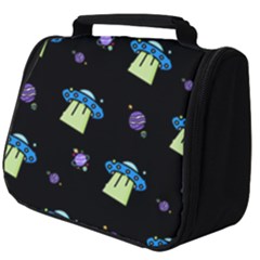 Illustration Cosmos Cosmo Rocket Spaceship -ufo Full Print Travel Pouch (big) by danenraven