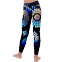 Illustration Tech Galaxy Robot Bot Science Kids  Lightweight Velour Leggings View4