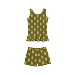 All The Green Apples  Kids  Boyleg Swimsuit by ConteMonfrey