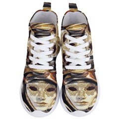 Artistic Venetian Mask Women s Lightweight High Top Sneakers by ConteMonfrey