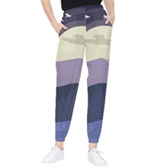 Illustration People Enjoying Summer Season Tapered Pants by Ravend