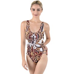 Im Fourth Dimension Colour 72 High Leg Strappy Swimsuit by imanmulyana