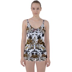 Im Fourth Dimension Colour 73 Tie Front Two Piece Tankini by imanmulyana