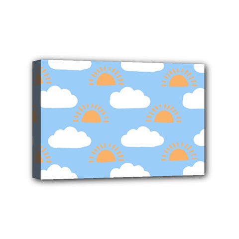 Sun And Clouds  Mini Canvas 6  X 4  (stretched) by ConteMonfreyShop