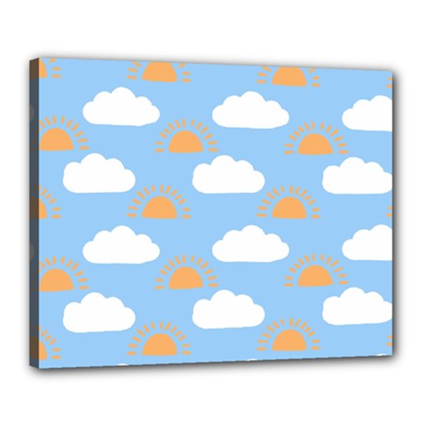 Sun And Clouds  Canvas 20  X 16  (stretched) by ConteMonfreyShop