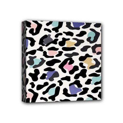 Jaguar Spots Colorful Mini Canvas 4  X 4  (stretched) by ConteMonfreyShop