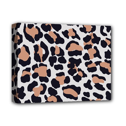 Leopard Print  Deluxe Canvas 14  X 11  (stretched) by ConteMonfreyShop