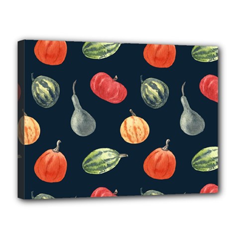 Vintage Vegetables  Canvas 16  X 12  (stretched) by ConteMonfreyShop