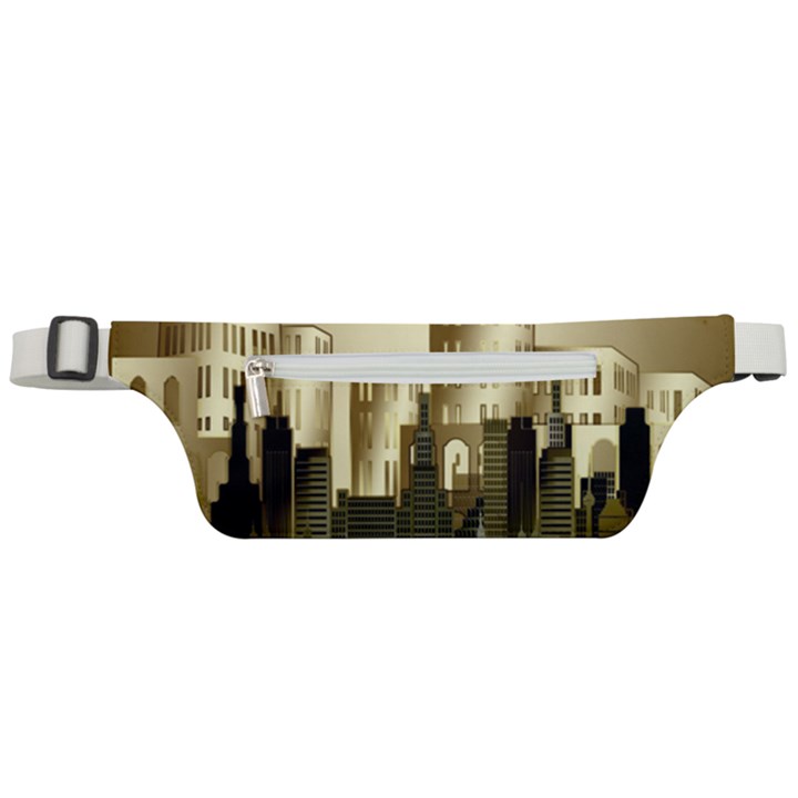 Architecture City House Active Waist Bag