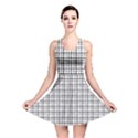 Small White Lines - Plaids Reversible Skater Dress View1