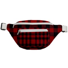 Red And Black Plaids Fanny Pack by ConteMonfrey