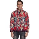 Mirror Fractal Men s Puffer Bubble Jacket Coat View1