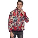 Mirror Fractal Men s Puffer Bubble Jacket Coat View3