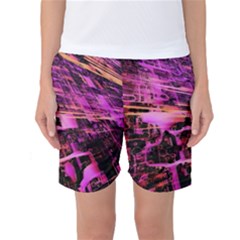 Mirror Fractal Women s Basketball Shorts by Sparkle