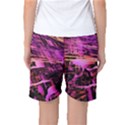 Mirror Fractal Women s Basketball Shorts View2