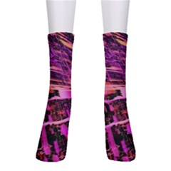 Mirror Fractal Crew Socks by Sparkle