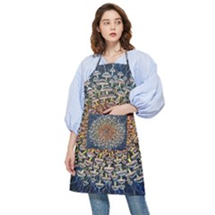 Mirror Fractal Pocket Apron by Sparkle