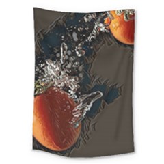 Fresh Water Tomatoes Large Tapestry by ConteMonfrey