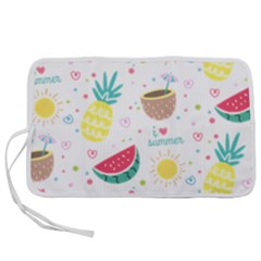 Pineapple And Watermelon Summer Fruit Pen Storage Case (s) by Jancukart