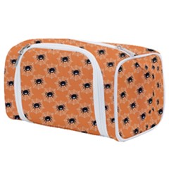 Halloween Black Orange Spiders Toiletries Pouch by ConteMonfrey