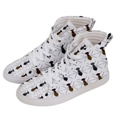 Ant Insect Pattern Cartoon Ants Men s Hi-top Skate Sneakers by Ravend