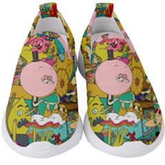 Cartoon Wallpapers Kids  Slip On Sneakers by Jancukart