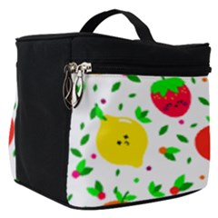 Pattern Fruit Fruits Orange Green Make Up Travel Bag (small) by Wegoenart