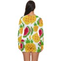 Watermelon Pattern Fruit Summer Long Sleeve Boyleg Swimsuit View4