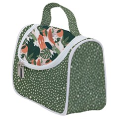 Tropical Polka Plants 2 Satchel Handbag by flowerland