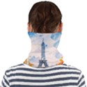 Eiffel Tower Landmark Architecture  Artistic Face Seamless Bandana (Adult) View2