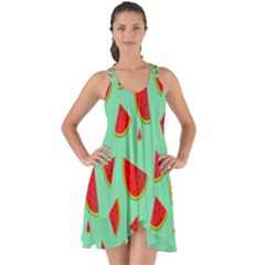 Fruit5 Show Some Back Chiffon Dress by nateshop