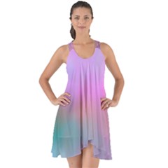 Cosmos Show Some Back Chiffon Dress by nateshop