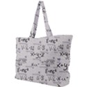 Pattern Wallpaper Math Formula Albert Einstein Simple Shoulder Bag View1